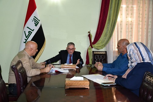 Meeting with the Chairman of the Board of Trustees of the House of Wisdom